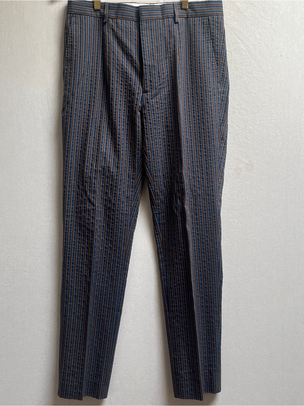 J.Lindeberg Men's Slim Fit Striped Cotton Chino Pants Size US 33
